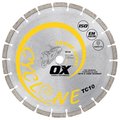 Ox Tools TRADE TC10 Blade, 7 in Dia, 78 to 58 in Arbor, Steel Cutting Edge, Segmented Rim OX-TC10-7